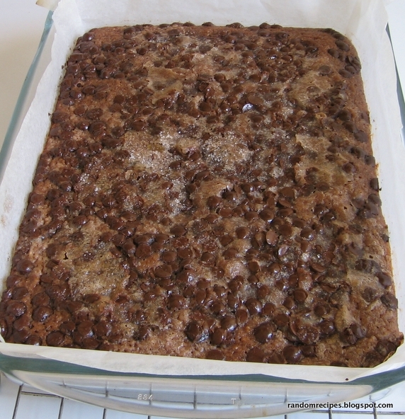 Random Recipes Chocolate Chip Applesauce Cake