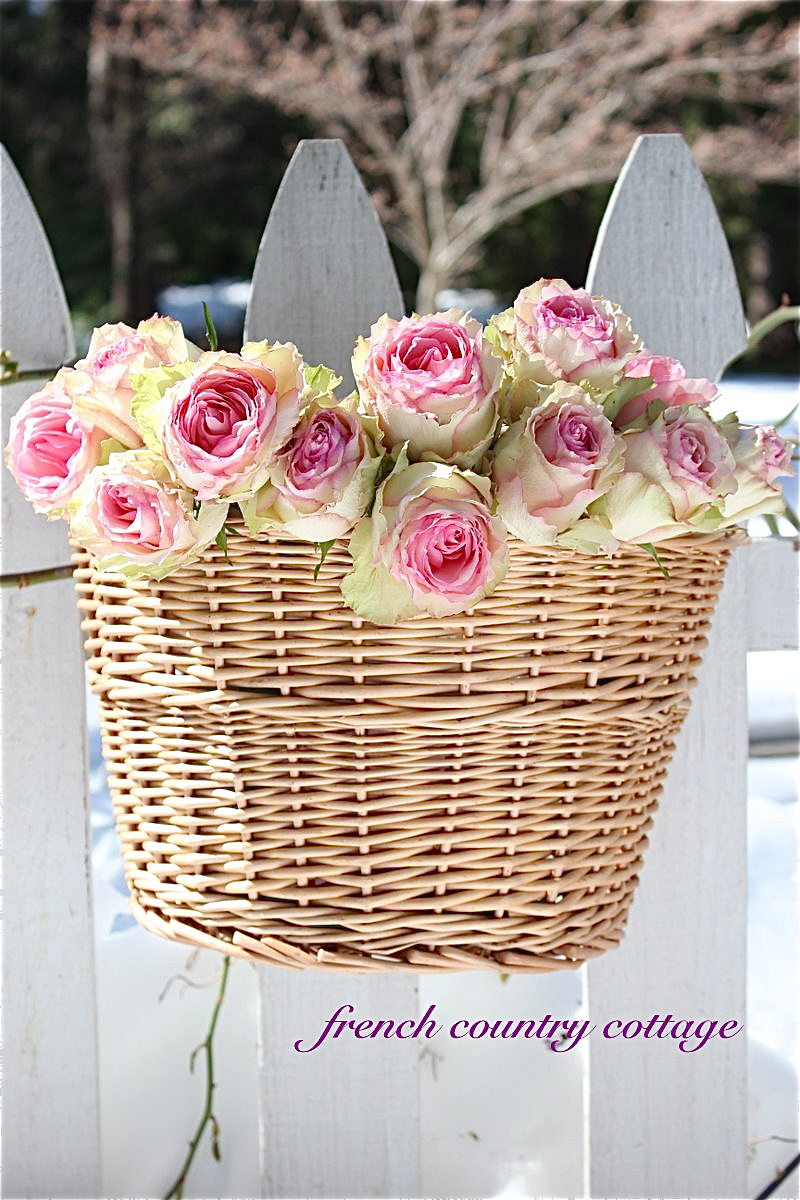 A Little Basket of Roses FRENCH COUNTRY COTTAGE