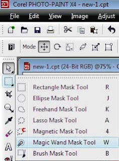 tutorial mengganti background foto dengan corel draw