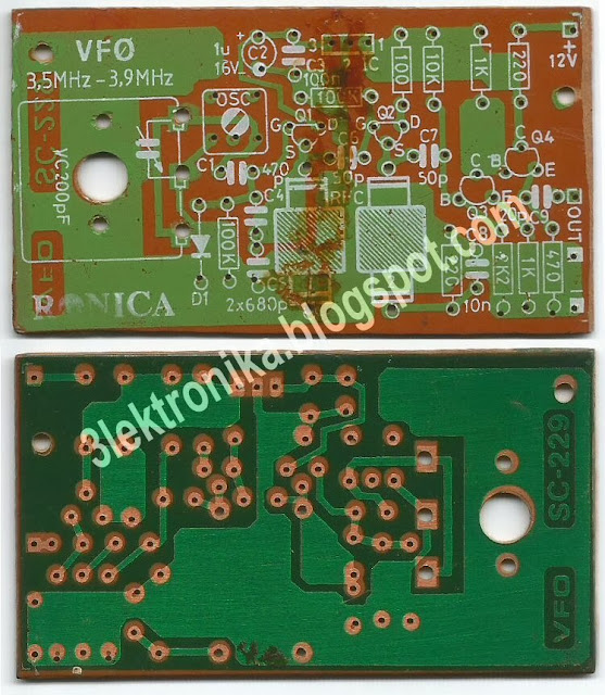 hobby radio elektronika koleksi pcb jadul pemancar 80m hobby radio elektronika koleksi pcb jadul pemancar 80m
