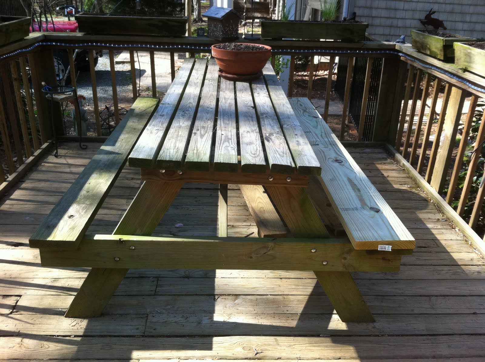 4 foot picnic table plans