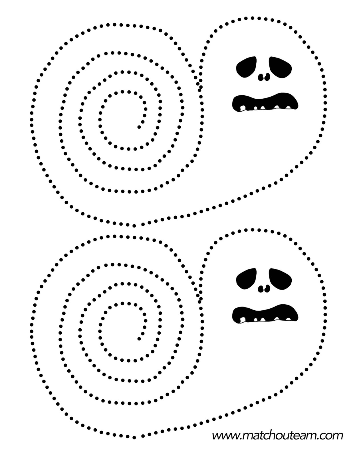 Ma Tchou team Atelier découpage pour Halloween