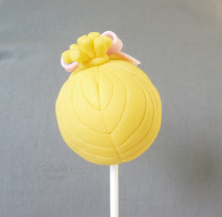 cake pop Lalaloopsy Cenicienta - detras