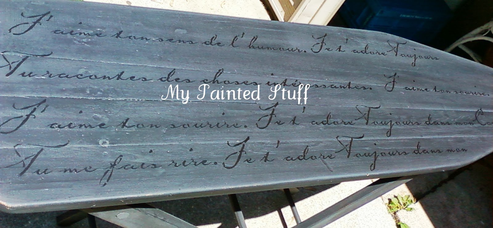 My Painted Stuff French Laundry Ironing Board