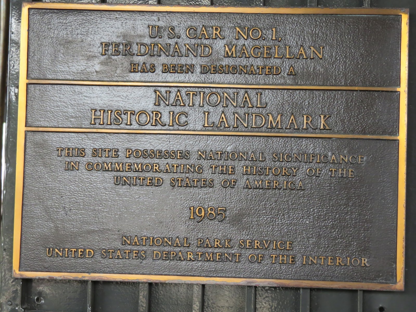 Terry's Trains Ferdinand Magellan / U. S. Car No. 1