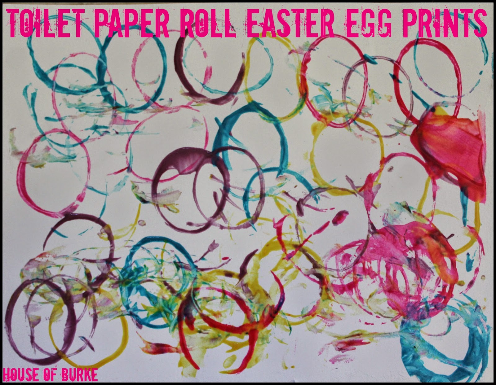 House of Burke Toilet Paper Roll Easter Egg Prints