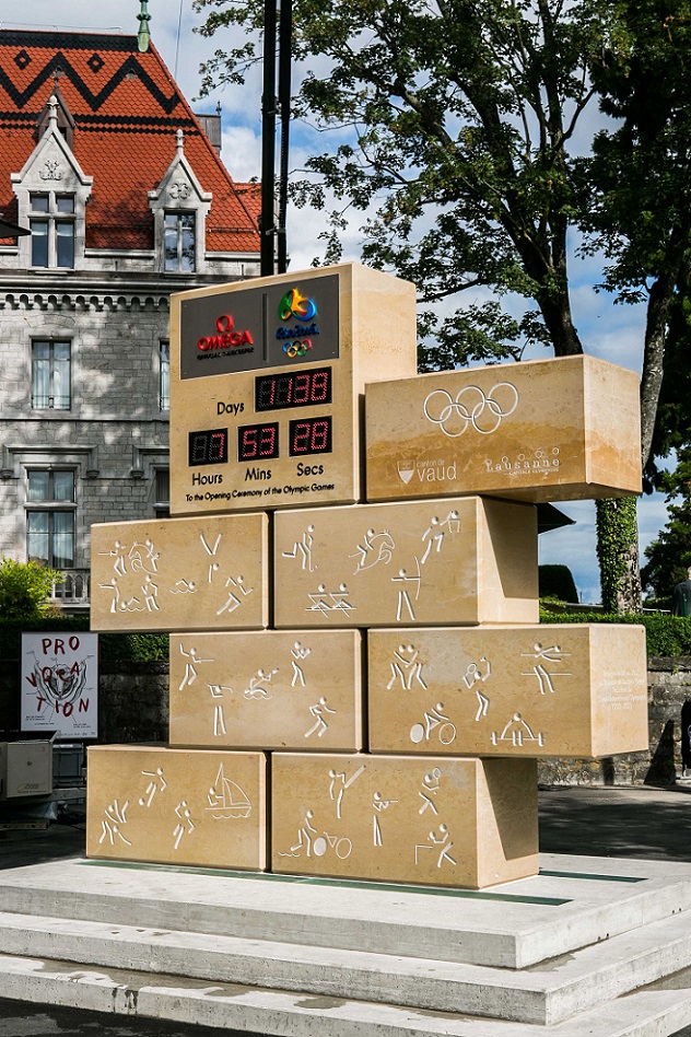 Mylifestylenews Omega Unveils Countdown Clock In Lausanne