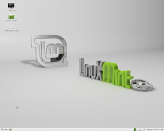 Внешний вид рабочего стола Linux Mint 11