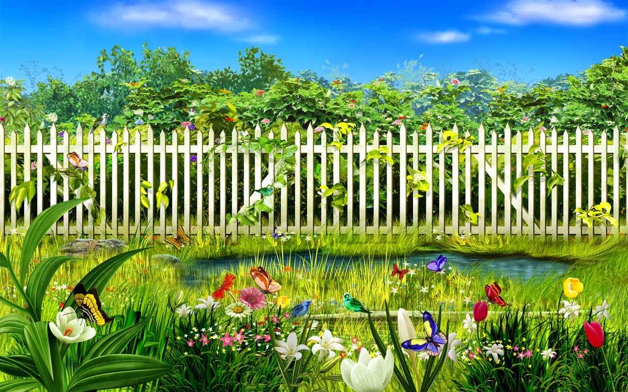 Cartoon Garden Stock Photos | Free Stock Photos Web