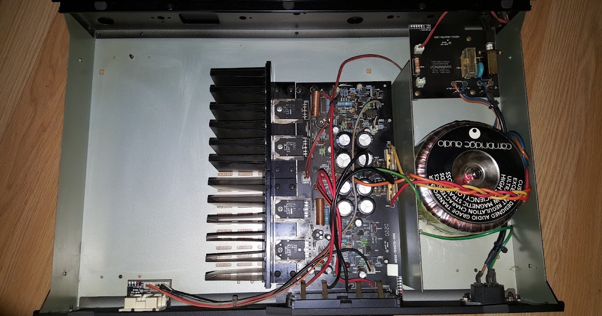 the cambridge audio p500 power amplifier