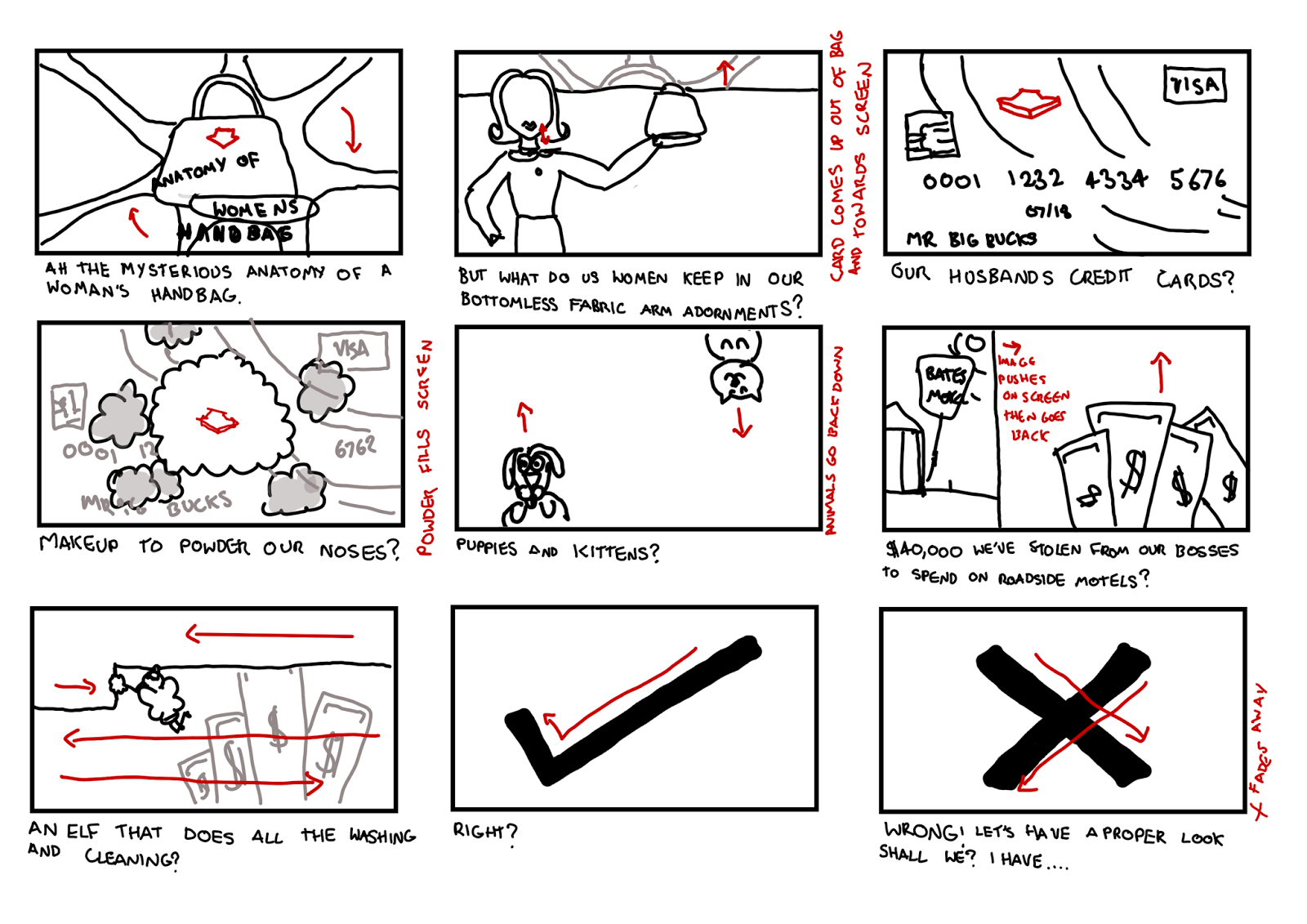 Livi Wilmore CG Arts & Animation Infographic Script and Storyboard