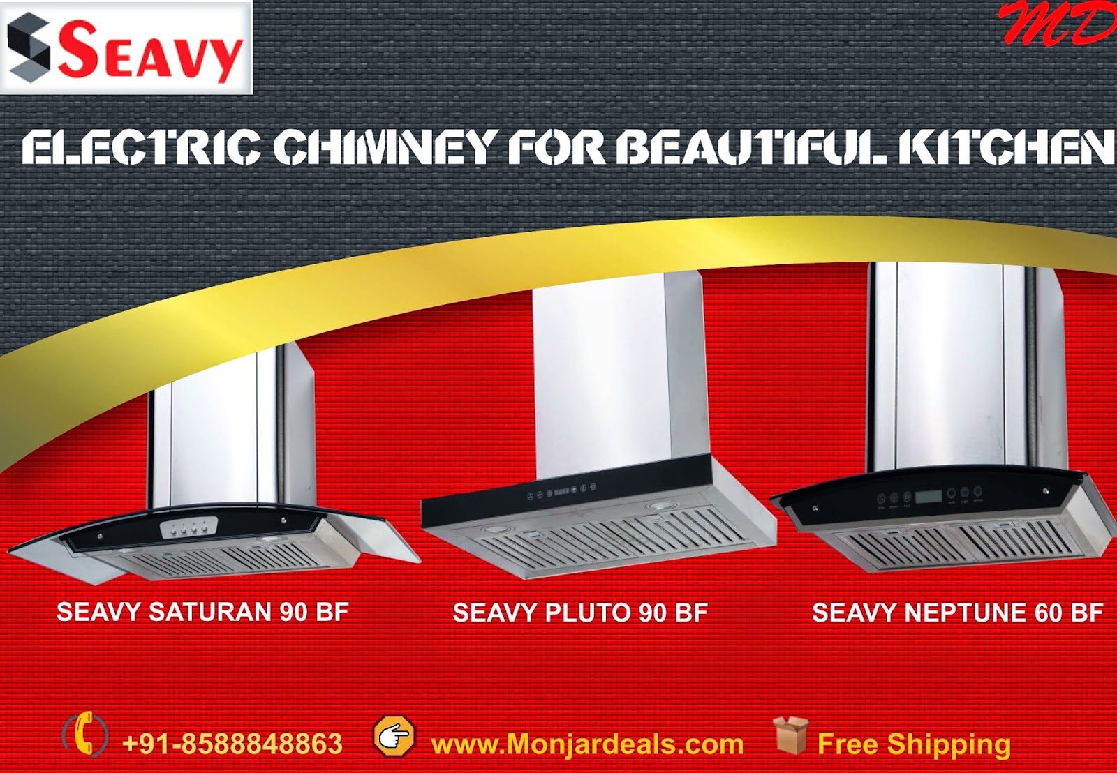 Kaff Electric Kitchen Chimney