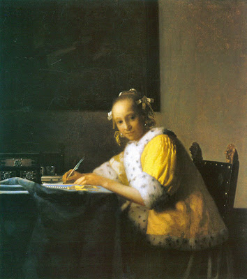  Vermeer Lady Writing 
