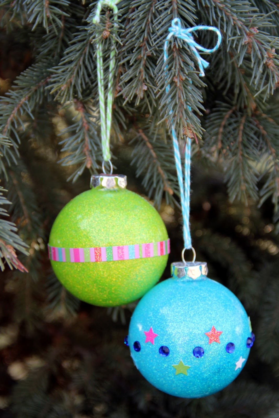 Doodlebug Design Inc Blog Tuesday Tutorial Glitter Ornaments by JingJing