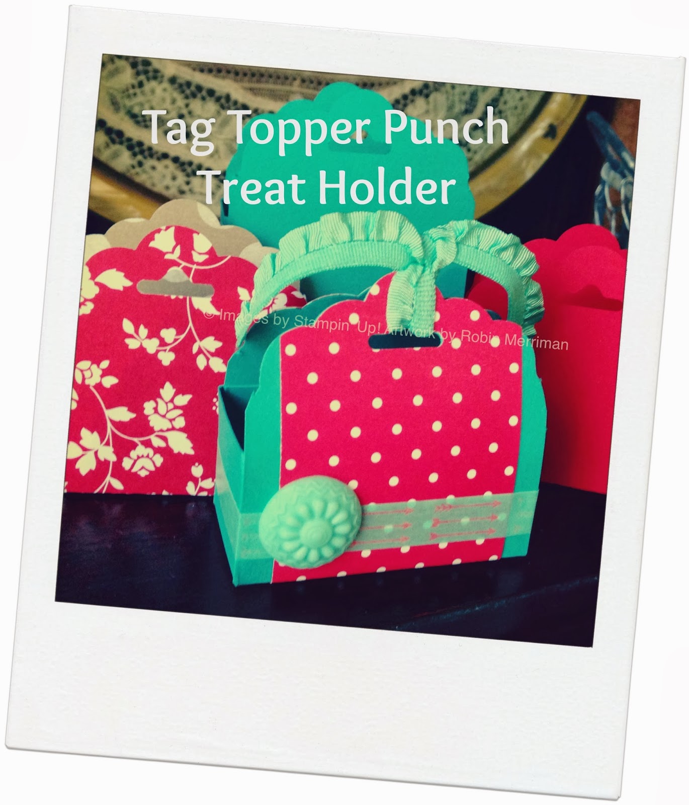 Scalloped Tag Punch Makes a Sweet Treat Holder