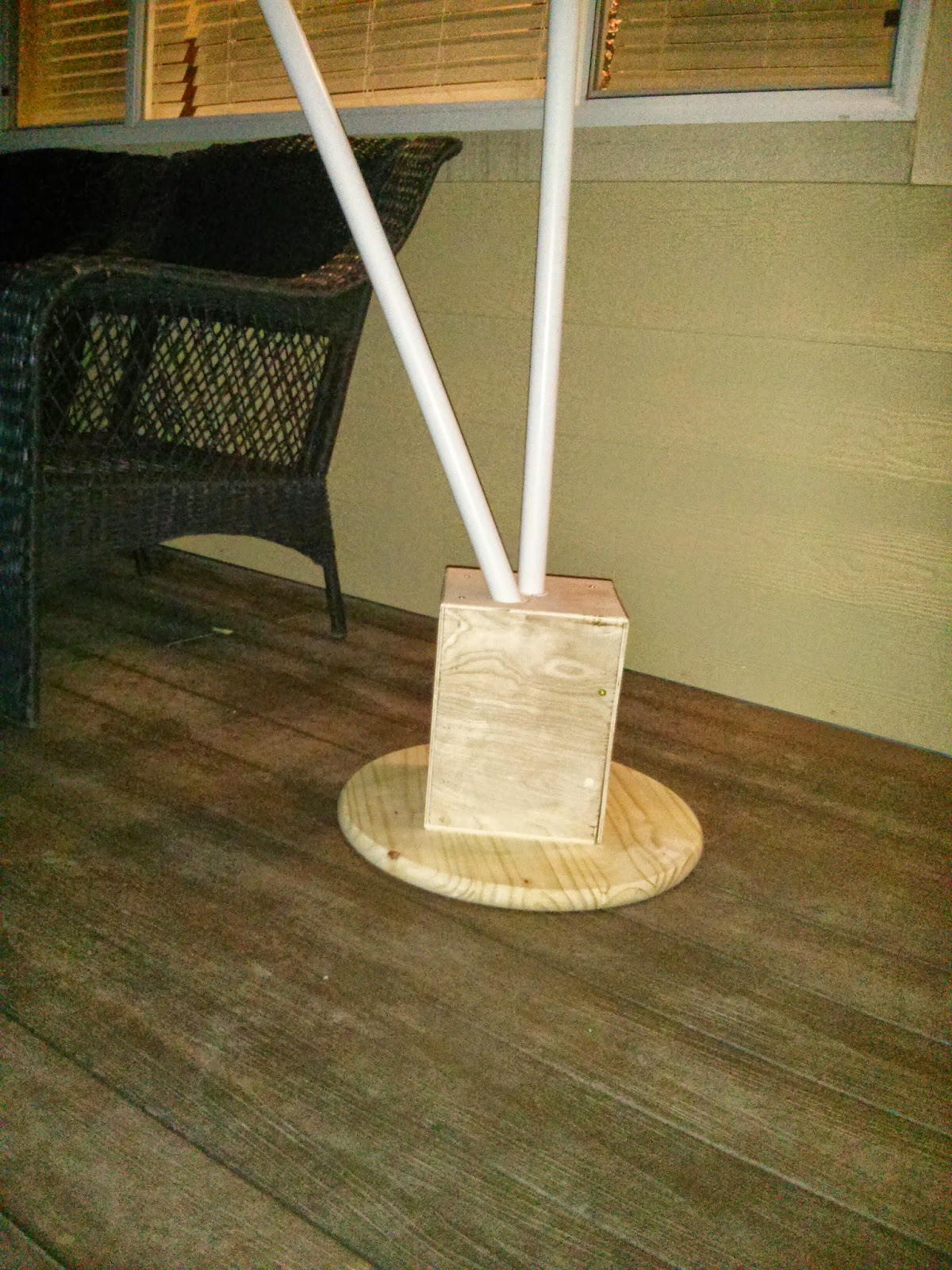 My Busy Beehives... Homemade Pole Stands...