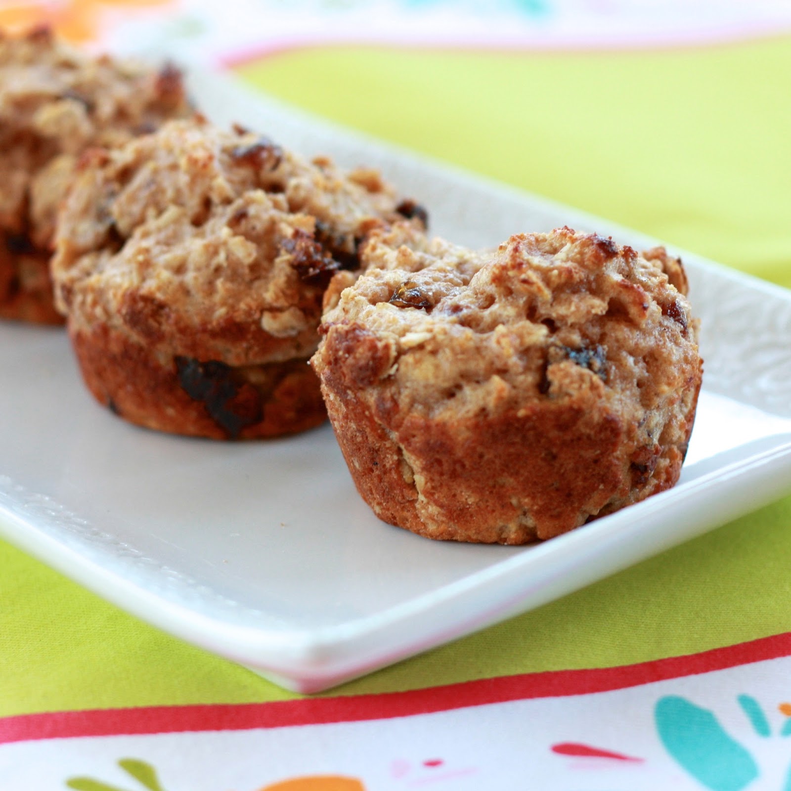 Yogurt Oatmeal Date Muffins