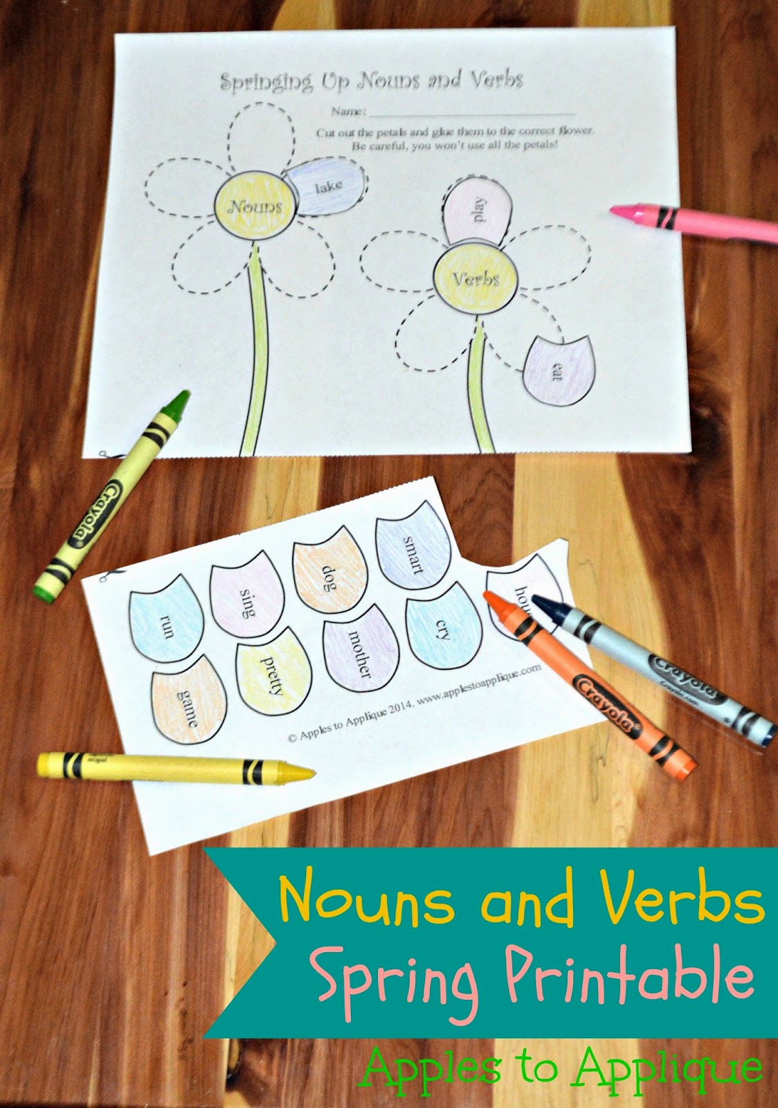 Apples to Applique Springing Up Nouns and Verbs