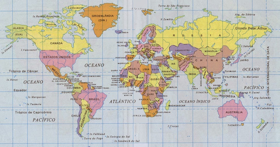 Planisfério, Mapa-Mundi