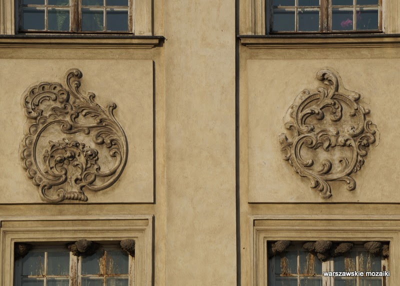 Warszawa Stare Miasto fasada Śródmieście zabytek Plac Zamkowy