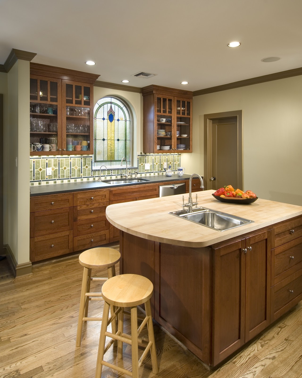 How to install kitchen base cabinets Wall of Windows with a Kitchen
