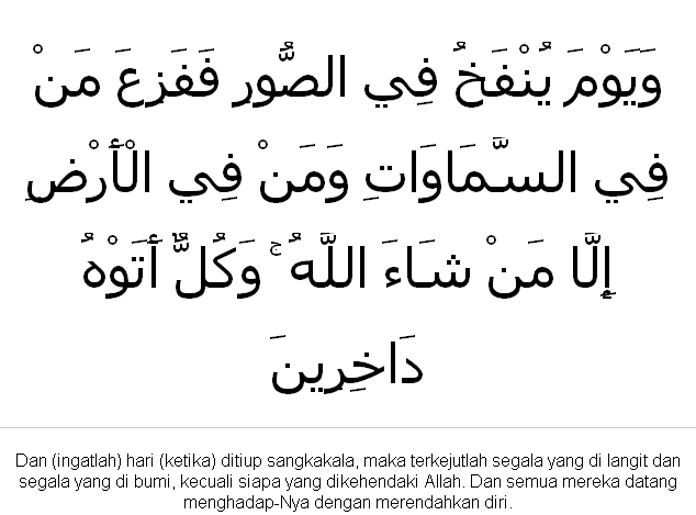 Sang Peniup Sangkakala - Batik SEO