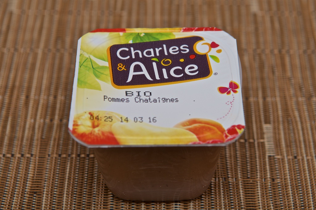 Compote PommesChâtaignes Bio (4x95g) par Charles et Alice
