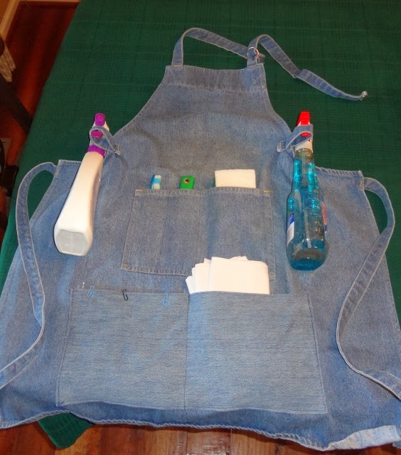 Ready to Retire Really! Speed Cleaning Making a Cleaning Apron