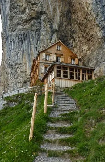 Aescher Hotel In Appenzellerland, Switzerland.