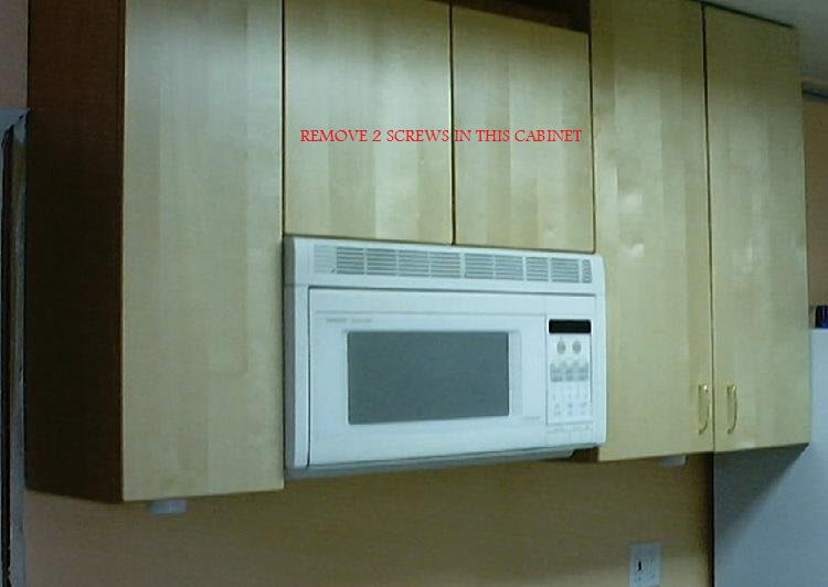 Handy Work Made Easy Replacing Above Stove Microwave