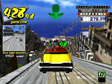 Free Download Games Crazy Taxi Share, Free Download, 3D Games, Mini Games, Full Version, RIP, Portable, System Requirements, Install Notes, Source
