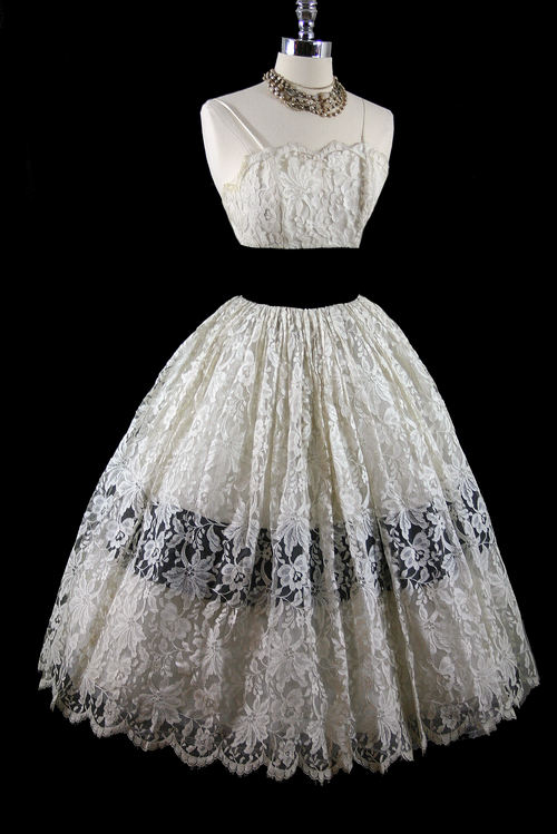 Vintage Lace Gown