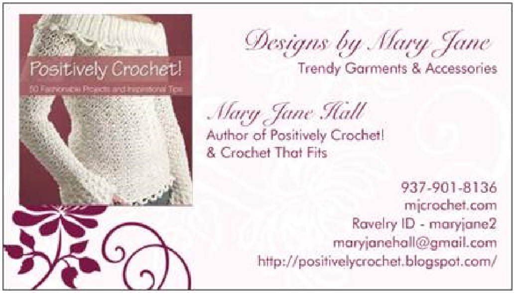 Crochet Business Cards