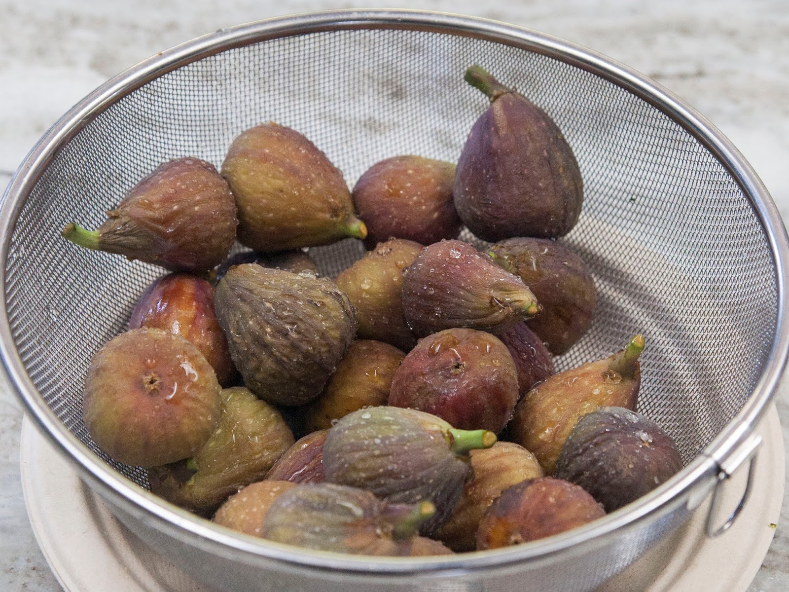 The Colors Of Indian Cooking Of Figs and Goats. Sonoma Style Roasted