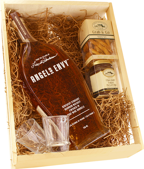 Gift Basket Experts Angel's Envy Bourbon Gift Crate