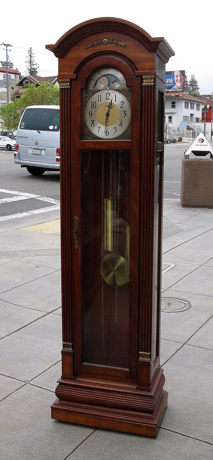 UHURU FURNITURE & COLLECTIBLES SOLD Herschede Grandfather Clock 225