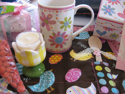Easter Mug Rug Swap gifts
