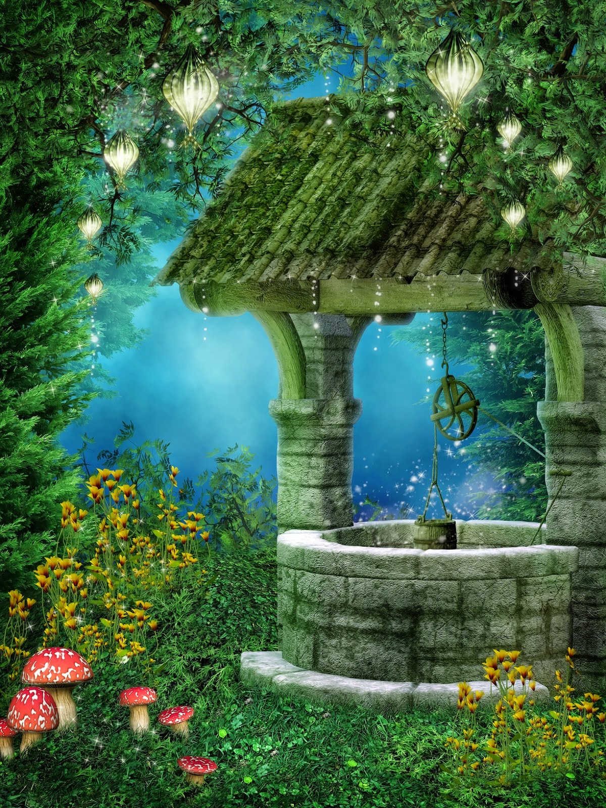 ® Colección de Gifs ® FONDOS DE PANTALLA DE BOSQUES ENCANTADOS