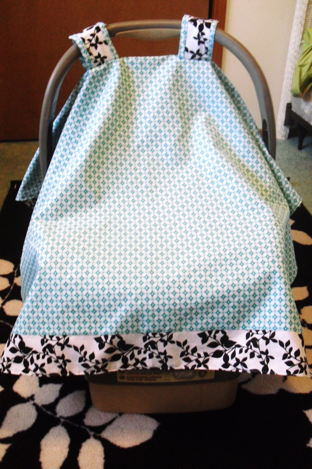 Homemade Home Baby Car Seat Canopy