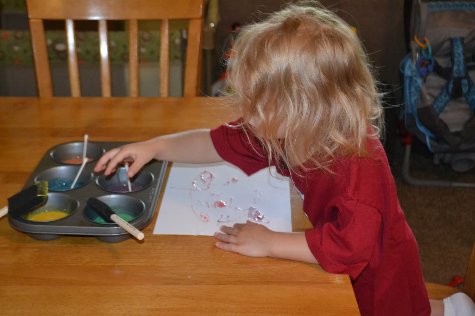 Sewing Our Life Together Easy sticky paint recipe!