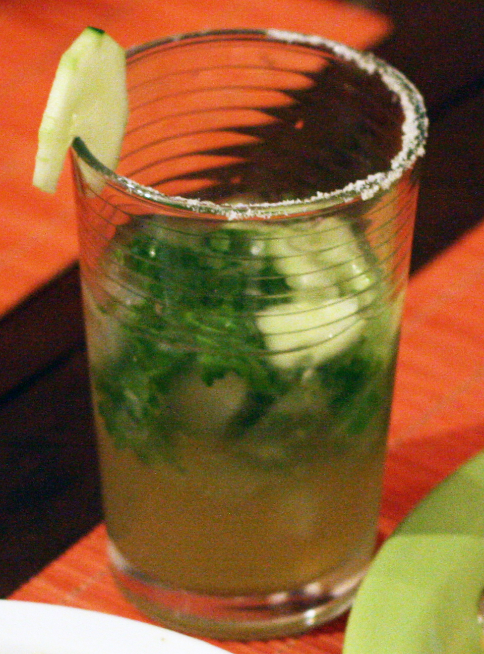 Cucumber cilantro cocktails Steph and Ben's Travels