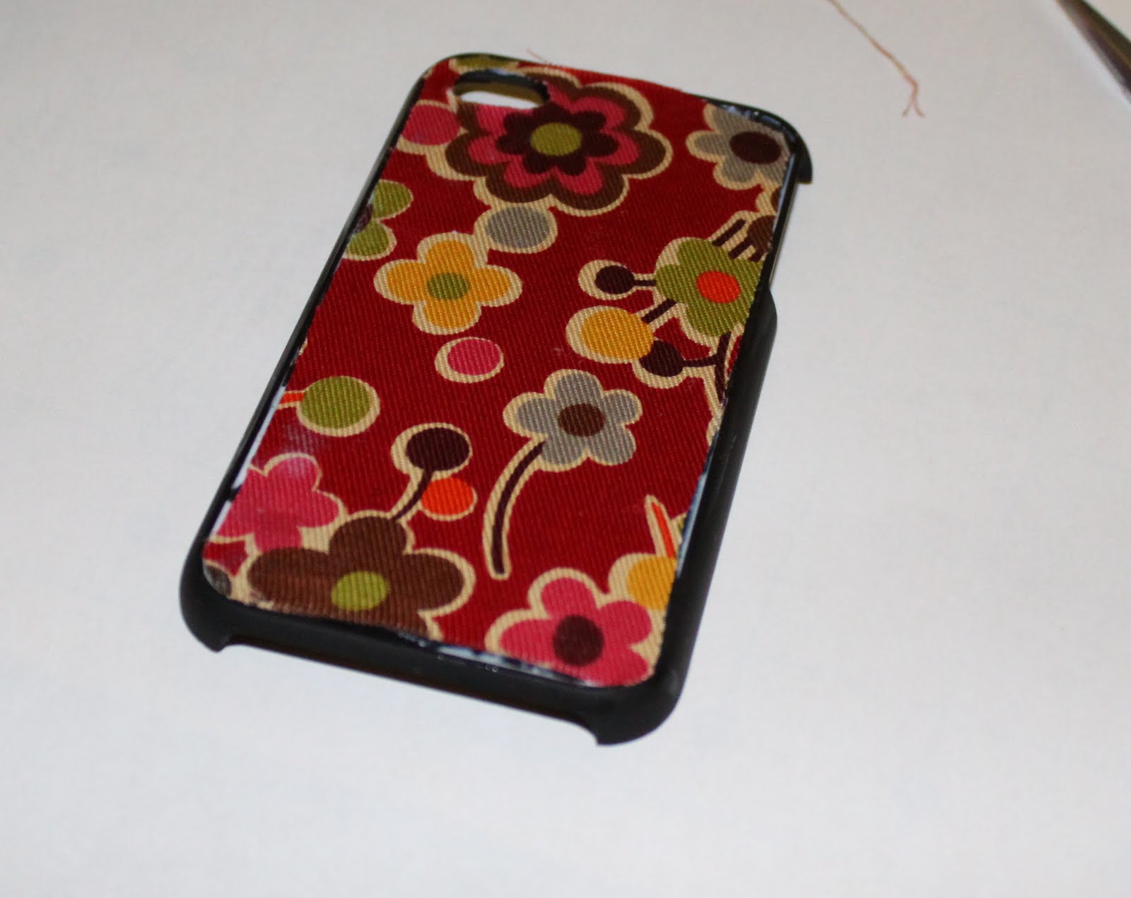 the lovely poppy [[the blog]] tutorial fabric covered cell phone case
