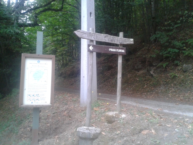 Placa Madeira Praia Fluvial 