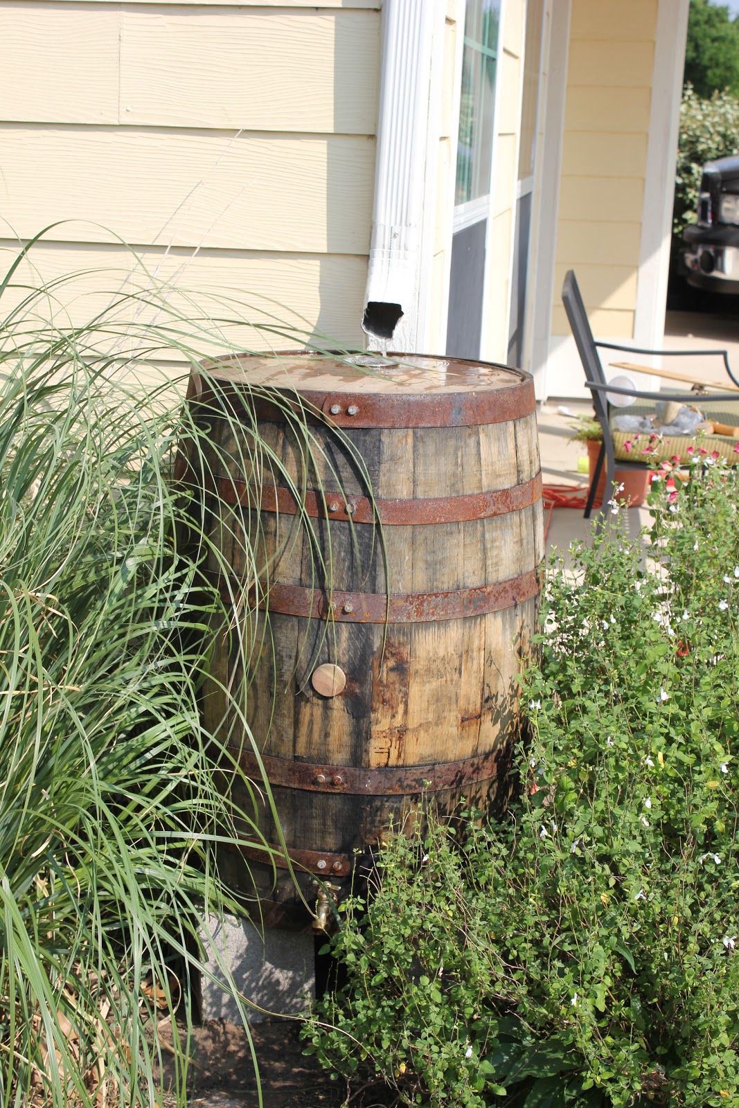Fire Fly Fisherman Whiskey Rain Barrel