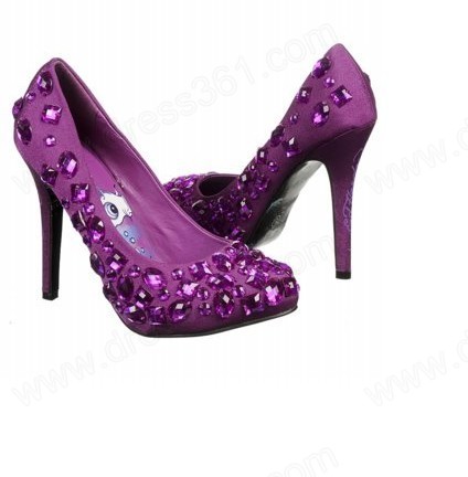 Timeless Purple Wedding Shoes