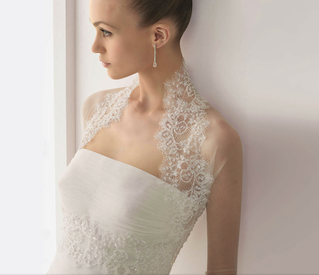 wedding lace shrug