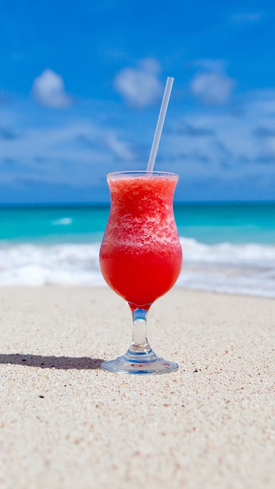 Exotic Cocktail Caribbean Beach  Android Best Wallpaper