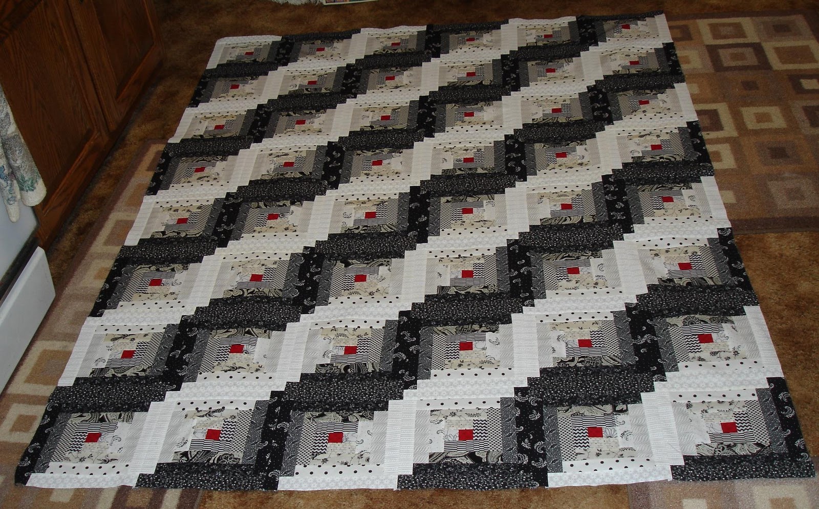Subee Sews Quilts My own forest of Log Cabins
