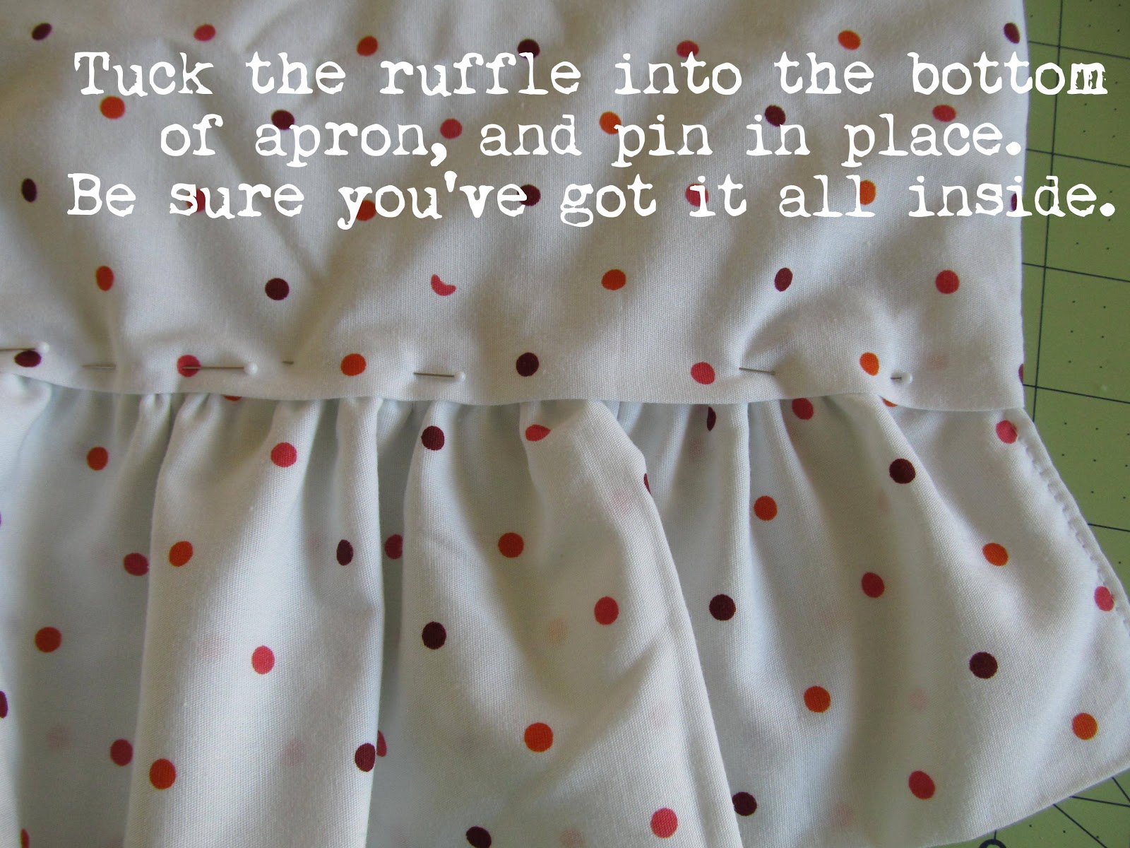 Pickup Some Creativity Ruffled Pillowcase Apron Tutorial