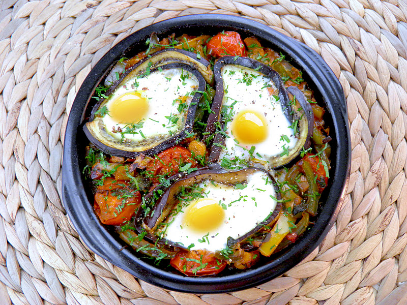 The Saucy Chef What came first, the Eggplant or the Egg?